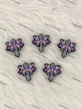 Purple Dragonfly Silicone Focal Beads for DIY Beadable Pen Making