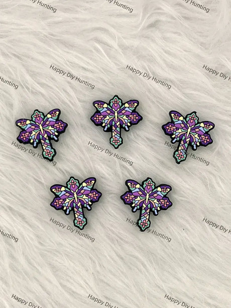 Purple Dragonfly Silicone Focal Beads for DIY Beadable Pen Making