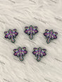 Purple Dragonfly Silicone Focal Beads for DIY Beadable Pen Making