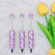 Purple Hood Devil Girl DIY Beadable Pens Wholesale, Beadable Pens Supplies