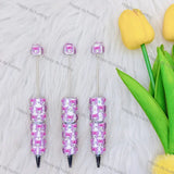 Purple Hood Devil Girl DIY Beadable Pens Wholesale, Beadable Pens Supplies