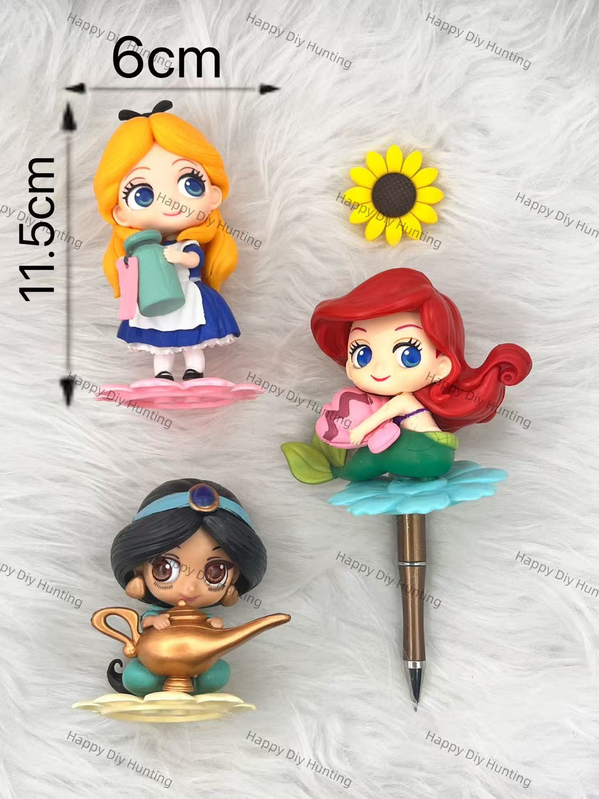 Q-Version Princess Pen topper