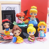 Q-Version Princess PVC Pen Topper Without Pre-drilled Holes for DIY Bead Accessories Craft