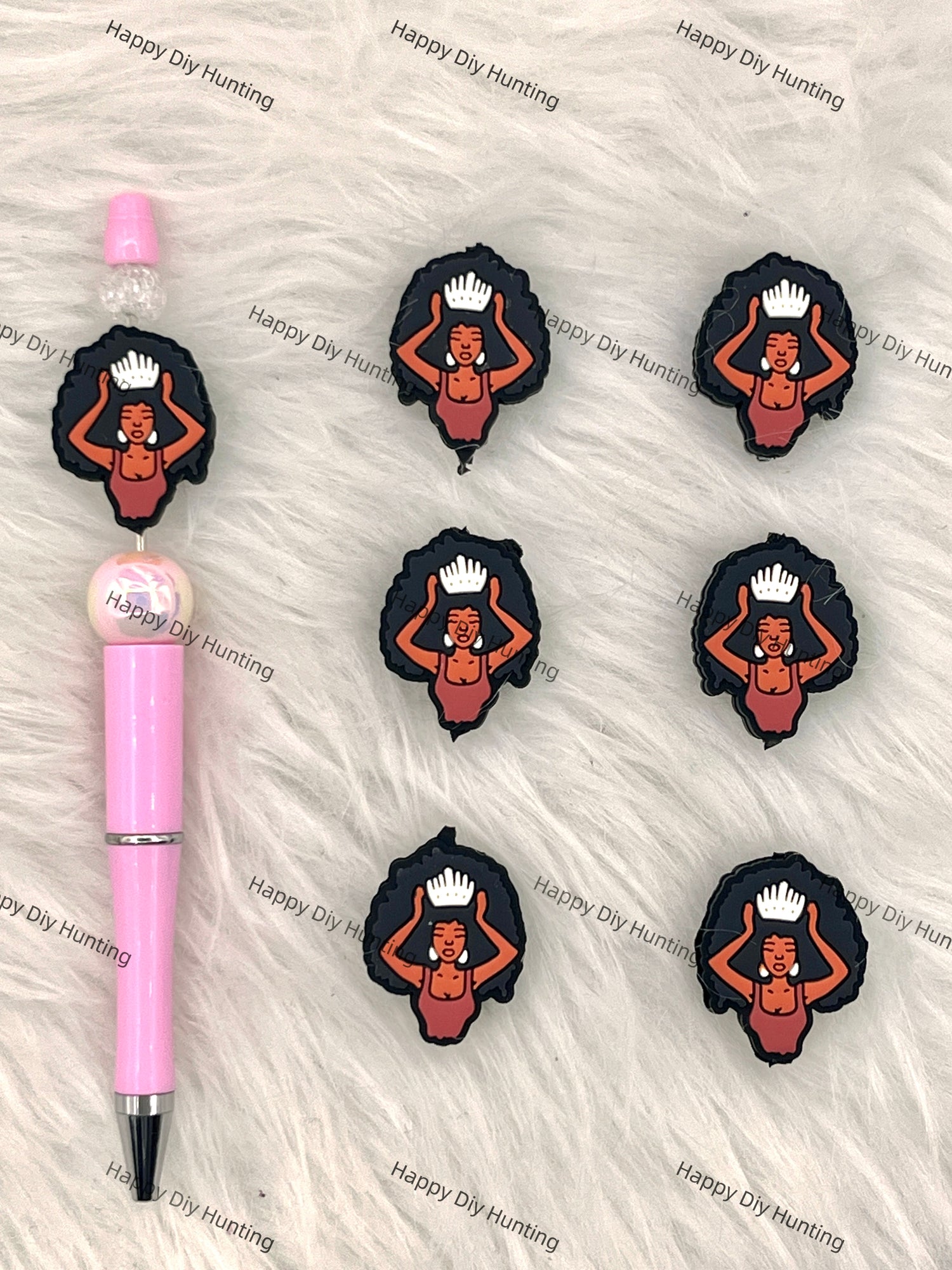 Queen Silicone Focal Beads Wholesale, silicone focal beads for pens