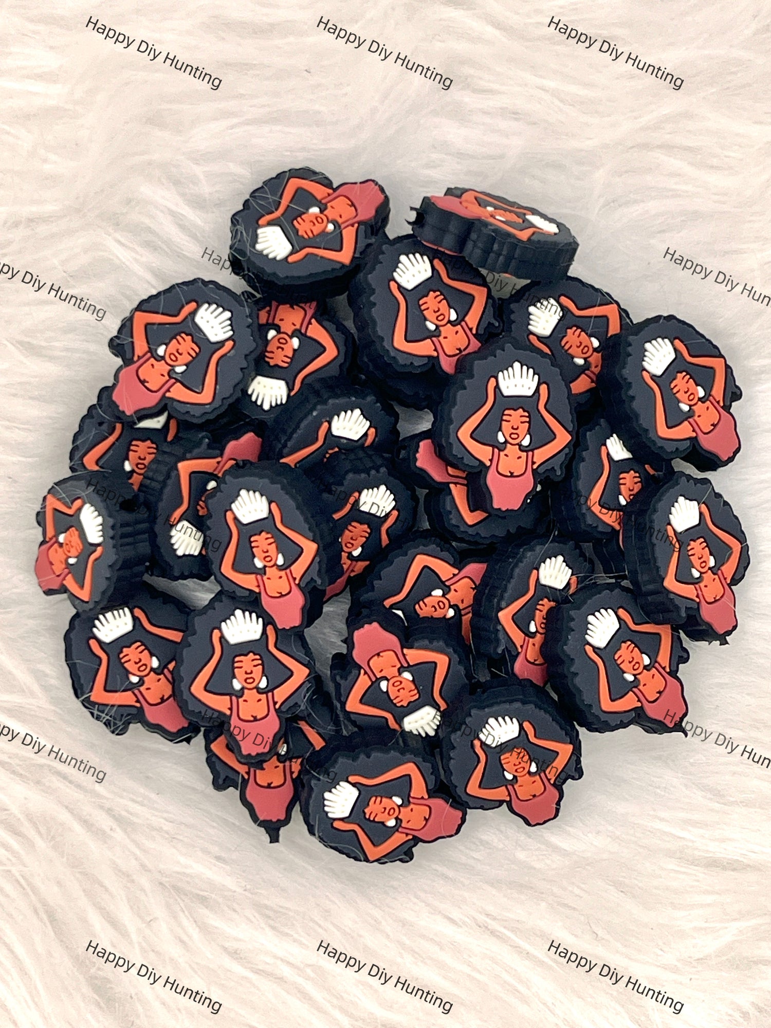 Queen Silicone Focal Beads Wholesale, silicone focal beads for pens