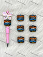 Finished DIY Pen With Personality Silicone Focal Beads