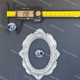 20mm Silver Bow Heart Rhinestone Beads for DIY Beadable Pens
