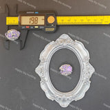 20mm Silver Bow Heart Rhinestone Beads for DIY Beadable Pens