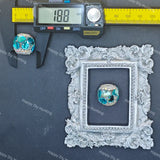 19mm Silver Border Large Gem Rhinestone Beads for DIY Beadable Pens