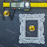 19mm Silver Border Large Gem Rhinestone Beads for DIY Beadable Pens
