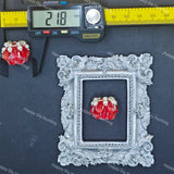 22mm Silver Pearl Flower Rhinestone Beads for DIY Beadable Pens