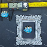 22mm Silver Pearl Flower Rhinestone Beads for DIY Beadable Pens