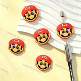 retro game hat character silicone focal beads diy beadable pen craft wholesale supplies
