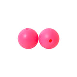 15 mm Solid Colors Silicone Focal Beads