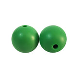 15 mm Solid Colors Silicone Focal Beads