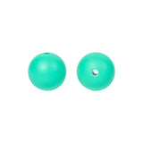 15 mm Solid Colors Silicone Focal Beads