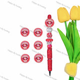 SPORTS-003 San Francisco 49ers Football team Silicone Focal Beads Wholesale, silicone focal beads for pens