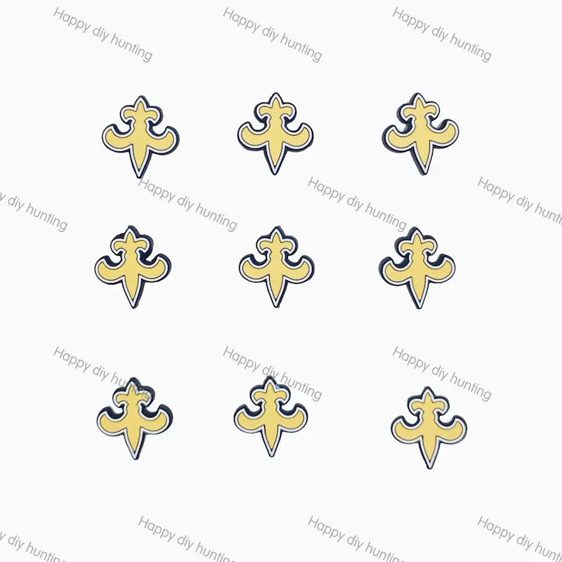 New Orleans Saints Football team Silicone Focal Beads Wholesale, silicone focal beads for pens