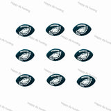 3D Philadelphia Eagles Football team Silicone Focal Beads Wholesale, silicone focal beads for pens
