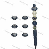 3D Las Vegas Raiders Football team Silicone Focal Beads Wholesale, silicone focal beads for pens
