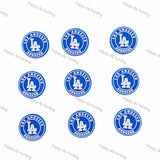 Los Angeles Dodgers Baseball team Silicone Focal Beads Wholesale, silicone focal beads for pens