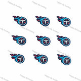 Tennessee Titans Football team Silicone Focal Beads Wholesale, silicone focal beads for pens