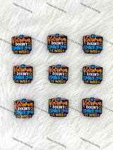 Personality Quote Silicone Focal Beads for DIY Pen Making