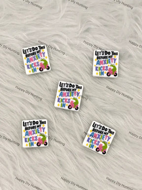 Sassy Motivational Quote Silicone Focal Beads for DIY Pen Making
