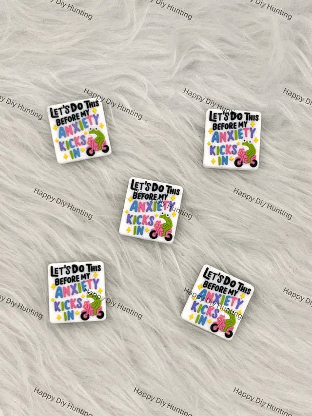 Sassy Motivational Quote Silicone Focal Beads for DIY Pen Making