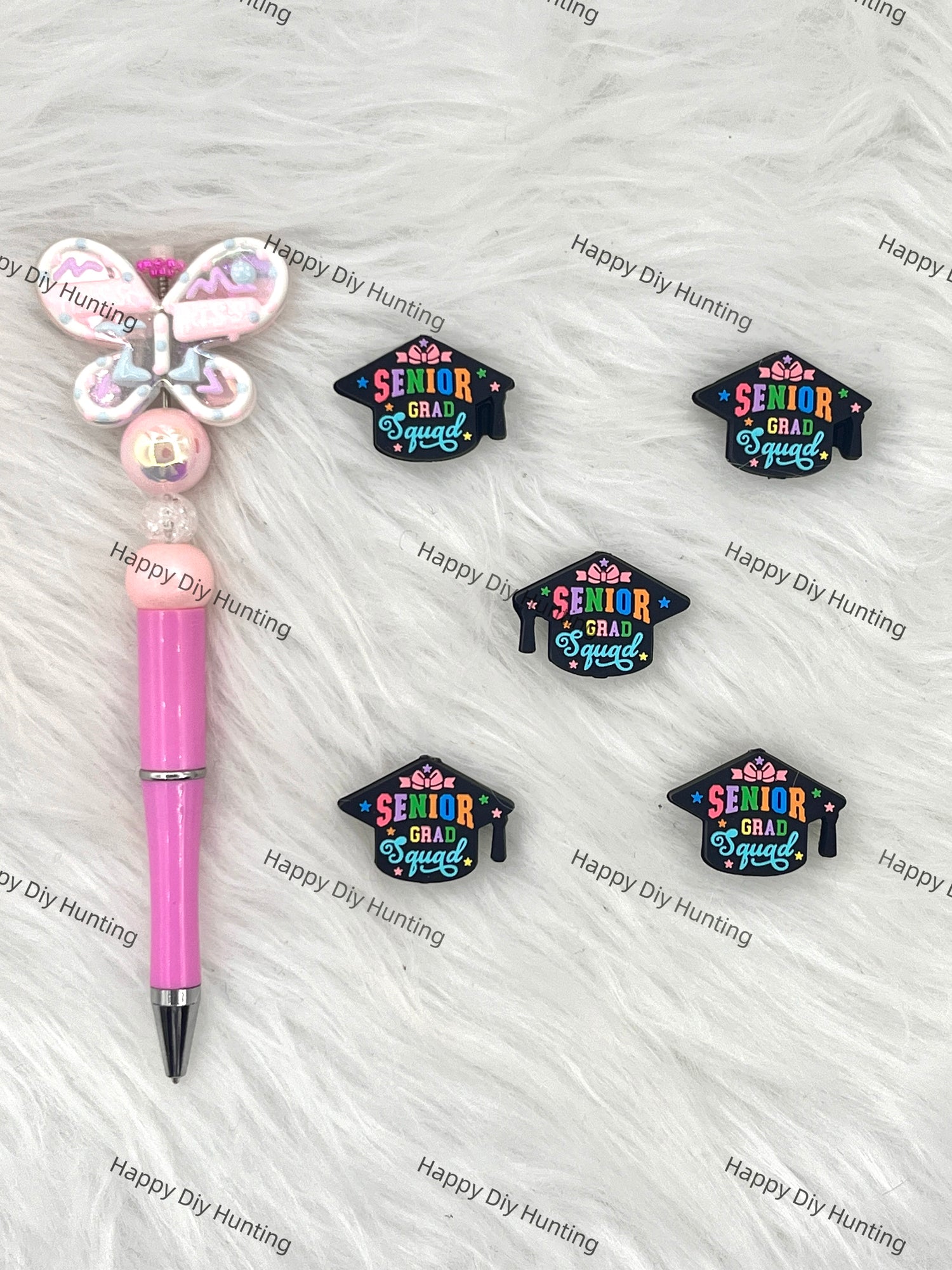 Senior Grad Squad Silicone Focal Beads Wholesale, silicone focal beads for pens