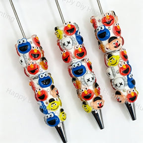 Sesame Street Beadable Pens Wholesale, Matches All Focal Beads & Pen Toppers
