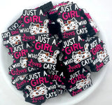 Just a Girl Who Loves Cats Focal Beads