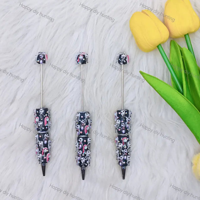 Skeleton King DIY Beadable Pens Wholesale, Beadable Pens Supplies