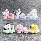 Sleeping Bunny Figurine Pen Topper for Kawaii Stationery & Beadable Pen Decor