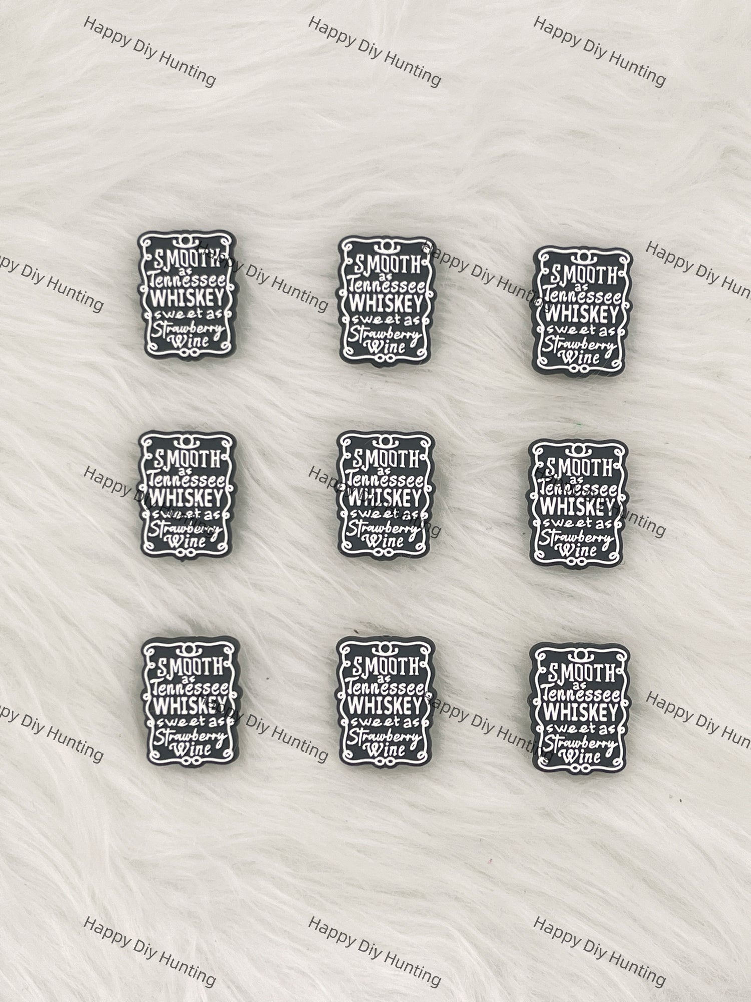 Smooth Tennessee Whiskey Sweet As Strawberry Wine Silicone Focal Beads Wholesale, silicone focal beads for pens