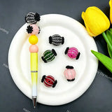 Spider Web Pumpkin Focal Beads, Acrylic Decorative Beads for DIY Beadable Pen Jewelry Making