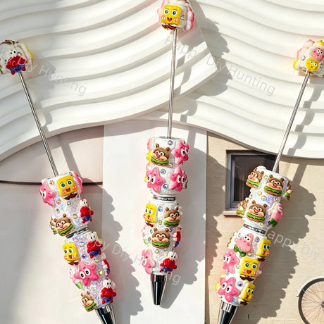SpongeBob SquarePants Beadable Pens Wholesale,Matches All Focal Beads & Pen Toppers