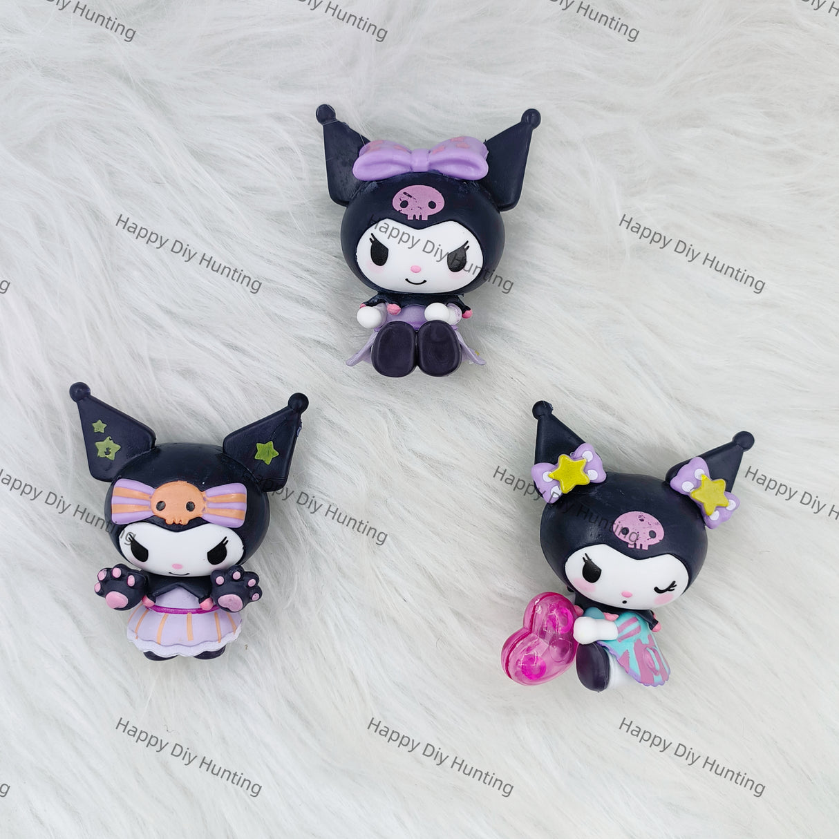 Spooky-cute Kuromi Pen Topper
