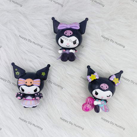 Spooky-cute Kuromi Pen Topper