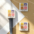 Square Four‑Panel Vintage Cartoon Animal Silicone Focal Beads for DIY Beadable Pens