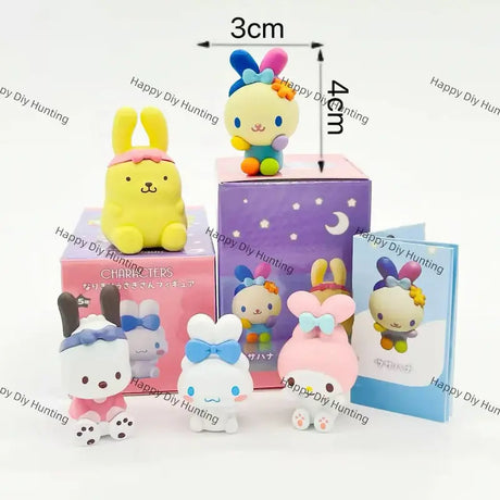 PVC Bow Bunny Pen Topper With Perfect Fit Size for DIY Beadable Pen Craft