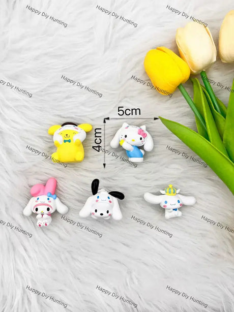 PVC Pastel Character Pen Topper With Perfect Fit Size for DIY Beadable Pen Craft