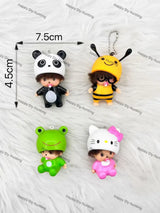 PVC Retro Doll Pen Topper With Perfect Fit Size for DIY Beadable Pen Craft