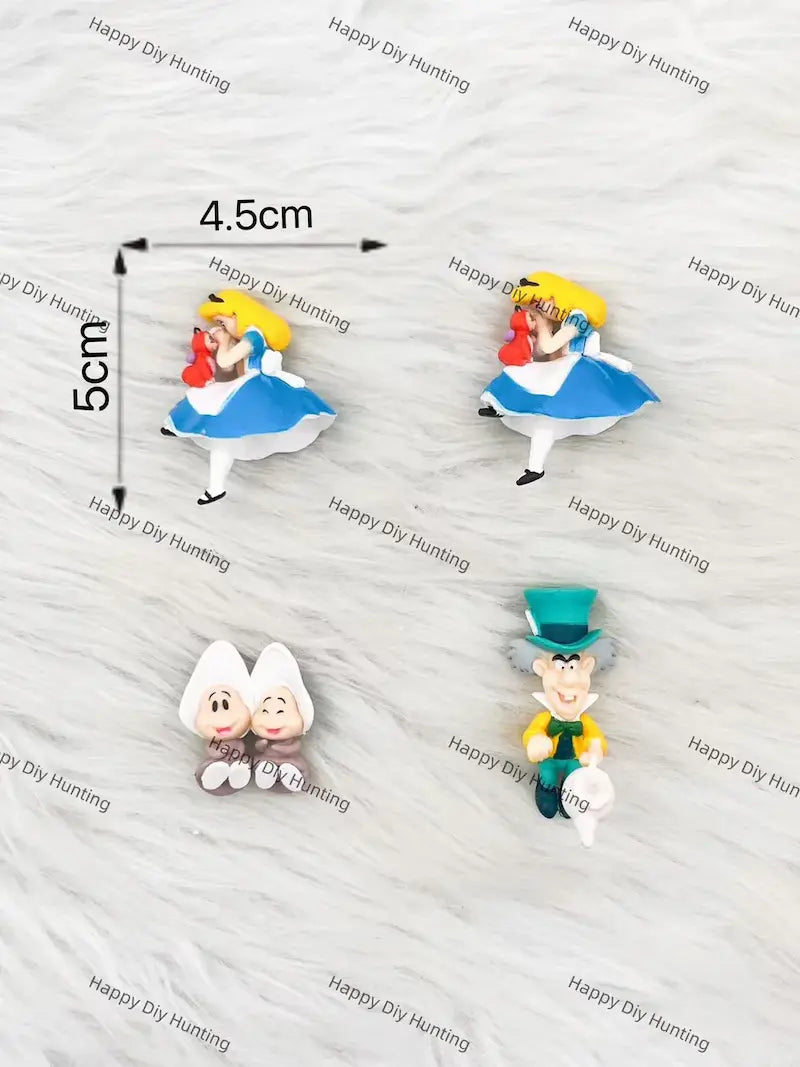 PVC Wonderland Character Pen Topper With Perfect Fit Size for DIY Beadable Pen Craft