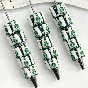 Starbucks Beadable Pens Wholesale, Matches All Focal Beads & Pen Toppers