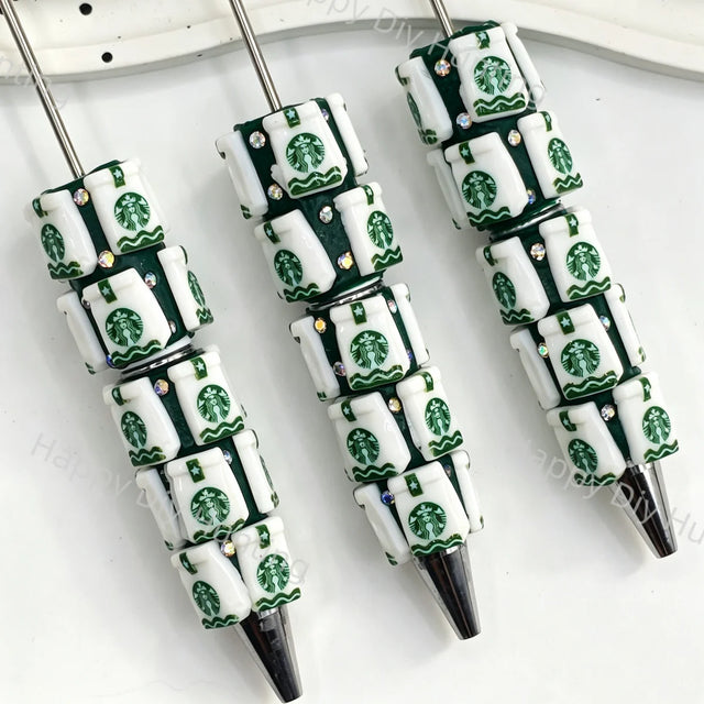 Starbucks Beadable Pens Wholesale, Matches All Focal Beads & Pen Toppers