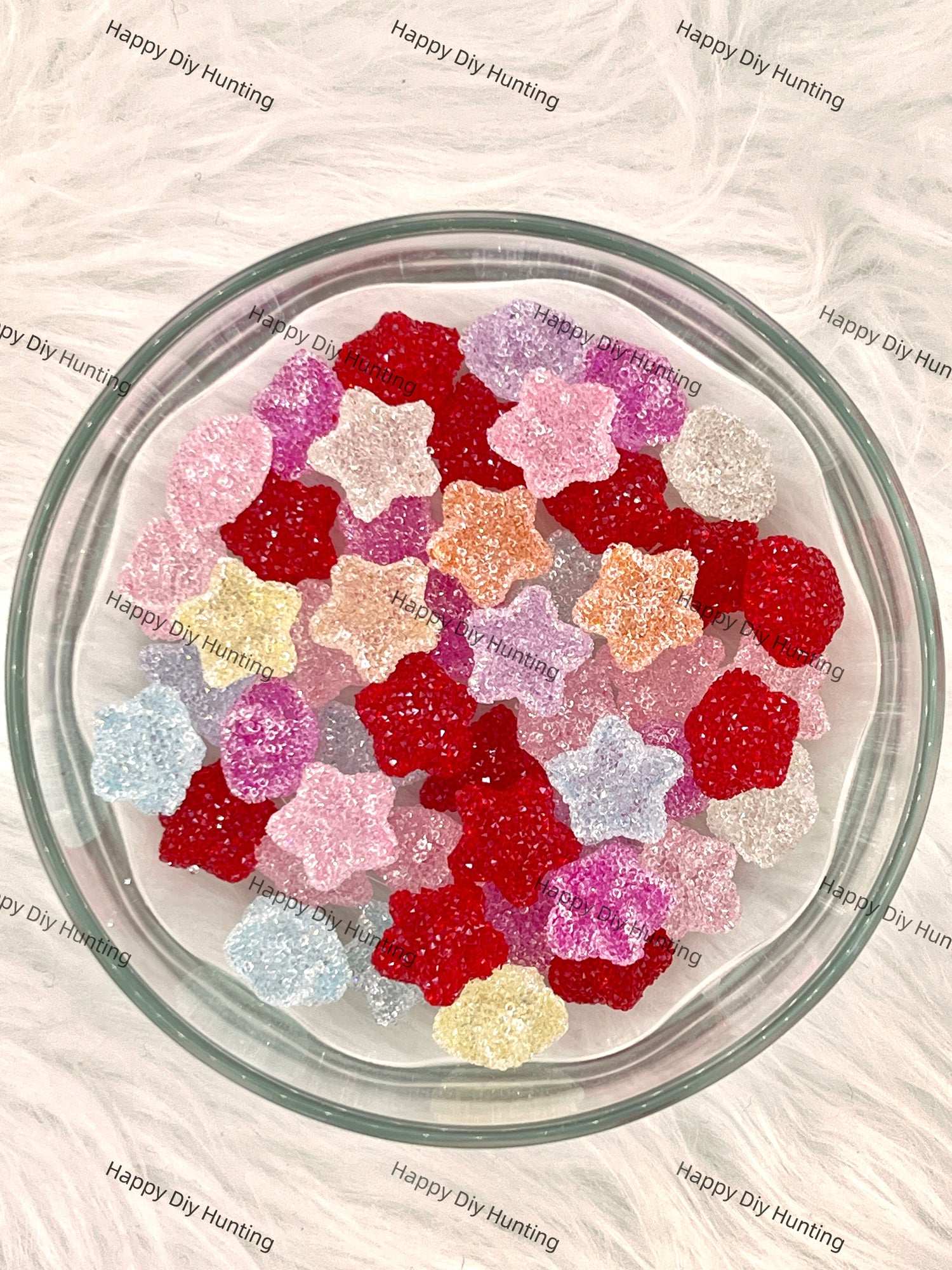 Stars Sugar Beads ,Mixed Color