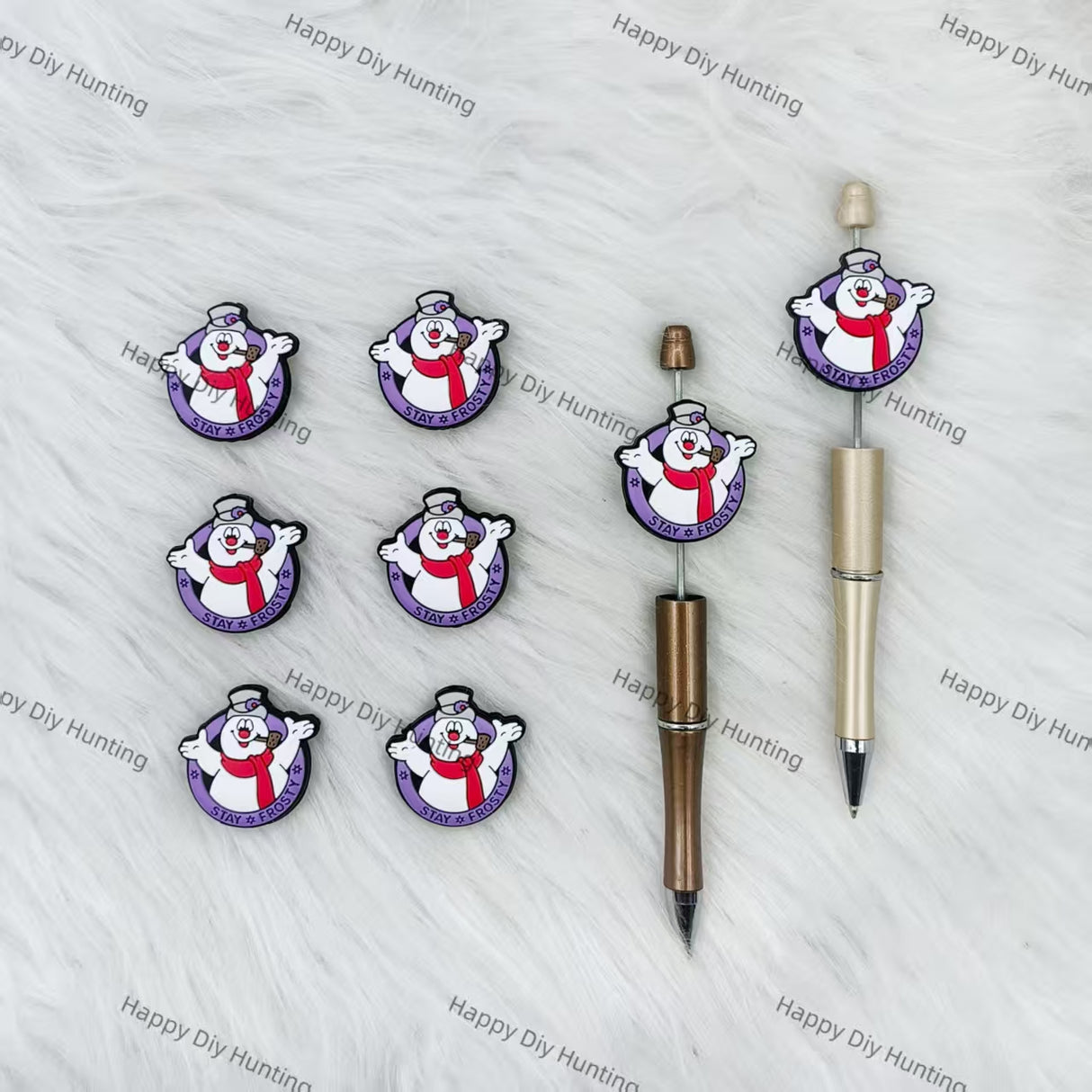 Stay Frosty Silicone Focal Beads Wholesale, silicone focal beads for pens