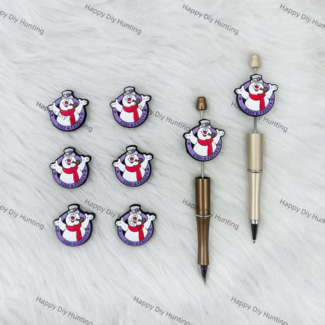 Stay Frosty Silicone Focal Beads Wholesale, silicone focal beads for pens