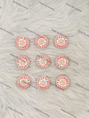 Stay Pawsitive Pet Quote Silicone Focal Beads for Pet Saying Beadable Pen